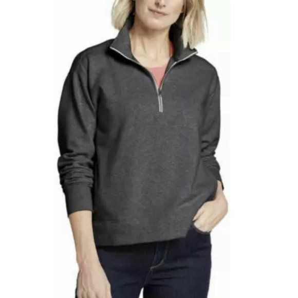 eddie bauer half zip pullover women's